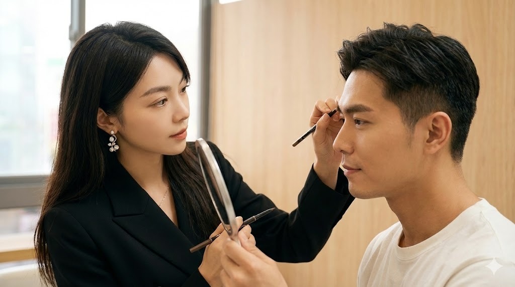 新竹男生霧眉推薦 SNO空間共享沙龍,專為男士打造的原生骨相眉,自然帥氣拒絕蠟筆小新。